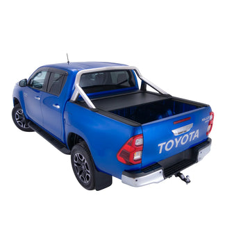 HSP Roll R Cover - Toyota Hilux SR5 / GR Electric Roll Top suits Genunine Sports Bar - Brixton 4x4 - Buy Online Now!